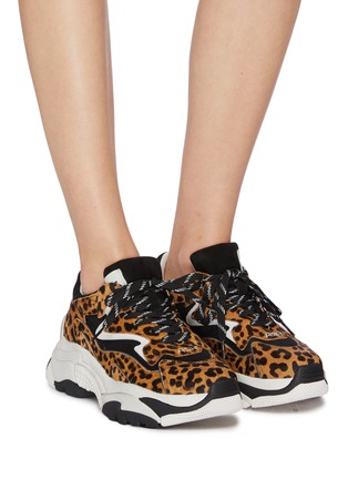 Figure View - Click To Enlarge - ASH - 'Addict Ter' chunky outsole cheetah print sneakers