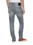 Back View - Click To Enlarge - DENHAM - 'Razor GRLHG' washed slim jeans