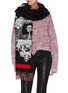 Figure View - Click To Enlarge - ALEXANDER MCQUEEN - Promise Banner wool blend scarf