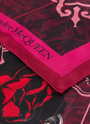 Detail View - Click To Enlarge - ALEXANDER MCQUEEN - Hope and Promise silk scarf