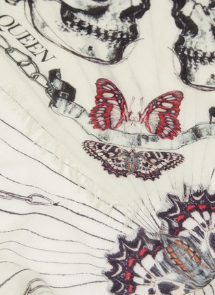 Detail View - Click To Enlarge - ALEXANDER MCQUEEN - Trapped In The Bell Jar scarf