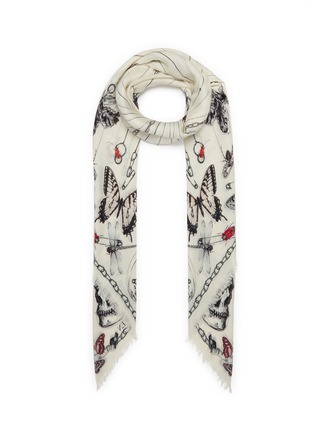 Main View - Click To Enlarge - ALEXANDER MCQUEEN - Trapped In The Bell Jar scarf