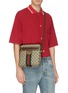 Figure View - Click To Enlarge - GUCCI - 'Ophidia' Web stripe GG Supreme canvas small messenger bag