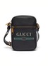 Main View - Click To Enlarge - GUCCI - Logo print leather shoulder bag