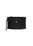 Main View - Click To Enlarge - PRADA - Logo plate zip pouch