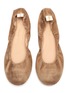 Detail View - Click To Enlarge - GIANVITO ROSSI - 'Audrey' suede ballerina flats