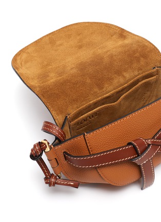 Detail View - Click To Enlarge - LOEWE - 'Gate' mini leather saddle bag