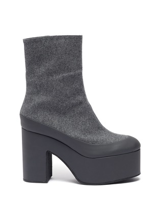 Main View - Click To Enlarge - DRIES VAN NOTEN - Platform ankle boots