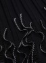 Detail View - Click To Enlarge - ALEXANDER MCQUEEN - Ruffle mesh overlay hem dress