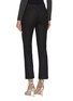 Back View - Click To Enlarge - ALEXANDER MCQUEEN - Slim fit flannel suiting pants