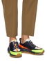 Figure View - Click To Enlarge - PIERRE HARDY - 'Street Life' colourblock panelled leather sneakers