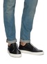 Figure View - Click To Enlarge - PIERRE HARDY - 'Slider' elastic band leather slip-on sneakers