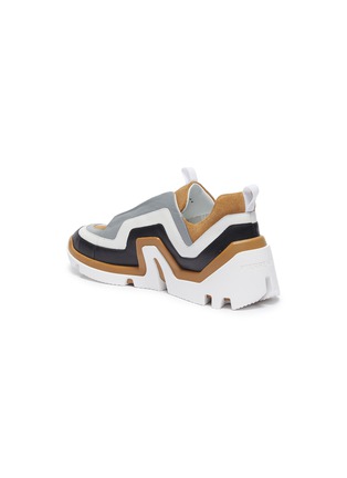  - PIERRE HARDY - 'Vibe' wavy panel leather sneakers