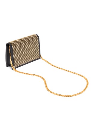 Detail View - Click To Enlarge - ALEXANDER MCQUEEN - Stud flap mini leather crossbody bag