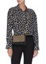 Figure View - Click To Enlarge - ALEXANDER MCQUEEN - Stud flap mini leather crossbody bag