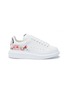 Main View - Click To Enlarge - ALEXANDER MCQUEEN - 'Larry' rose print counter leather sneakers