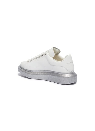  - ALEXANDER MCQUEEN - 'Oversized Sneaker' in leather with glitter outsole