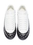 Detail View - Click To Enlarge - ALEXANDER MCQUEEN - 'Larry' contrast sole studded sneakers