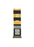 Detail View - Click To Enlarge - LOEWE - Logo jacquard stripe wool scarf