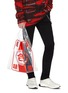 Figure View - Click To Enlarge - NEIL BARRETT - British style transparent PVC shopper bag