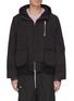 Main View - Click To Enlarge - INDICE STUDIO - Cargo pocket hooded jacket
