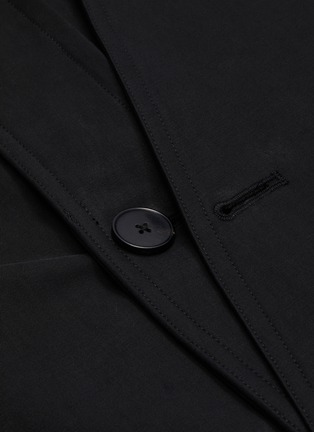  - INDICE STUDIO - 'Dimensions' asymmetric button-up belt coat