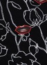  - VALENTINO GARAVANI - Contrast stitch lip motif embroidered slogan sweater