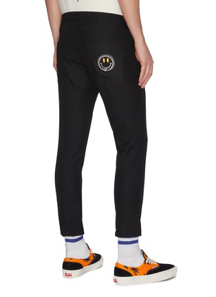 Back View - Click To Enlarge - RHUDE - Pinstripe smiley patch jogging pants