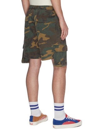 Back View - Click To Enlarge - RHUDE - Camouflage print cargo shorts