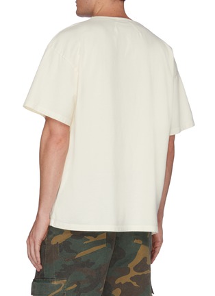 Back View - Click To Enlarge - RHUDE - Chest pocket logo T-shirt
