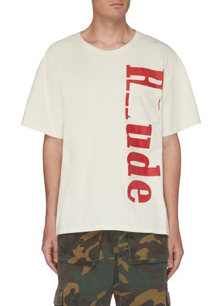 Main View - Click To Enlarge - RHUDE - Chest pocket logo T-shirt