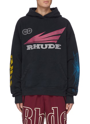 Main View - Click To Enlarge - RHUDE - 'Rhonda 2' graphic print hoodie