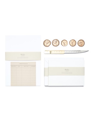 Main View - Click To Enlarge - QUILL - Letter Writers stationery gift set