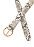 Detail View - Click To Enlarge - MAISON BOINET - Python embossed leather belt