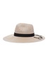 Main View - Click To Enlarge - EUGENIA KIM - 'Emmanuelle' slogan embellished straw hat