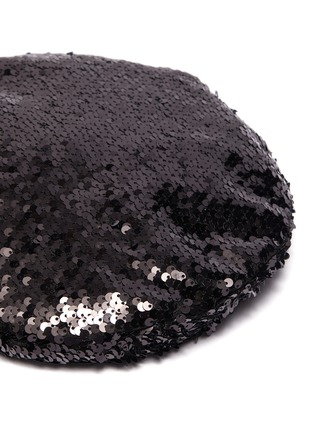 Detail View - Click To Enlarge - EUGENIA KIM - 'Cher' sequinned beret