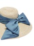 Detail View - Click To Enlarge - EUGENIA KIM - 'Mirabel' satin sash straw hat