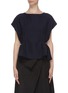 Main View - Click To Enlarge - THE R COLLECTIVE - 'Nova' ruched waist sleeveless top