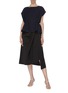 Figure View - Click To Enlarge - THE R COLLECTIVE - 'Nova' ruched waist sleeveless top