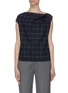 Main View - Click To Enlarge - THE R COLLECTIVE - 'Brooks' sleeveless check plaid top