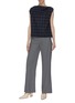 Figure View - Click To Enlarge - THE R COLLECTIVE - 'Brooks' sleeveless check plaid top