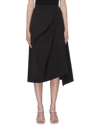 Main View - Click To Enlarge - THE R COLLECTIVE - 'Welland' pintuck skirt