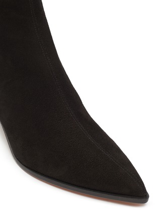 Detail View - Click To Enlarge - AQUAZZURA - 'Shoreditch' suede knee high boots