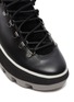 Detail View - Click To Enlarge - NICHOLAS KIRKWOOD - 'Delfi Max' shearling collar leather hiking boots