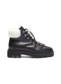 Main View - Click To Enlarge - NICHOLAS KIRKWOOD - 'Delfi' shearling collar leather hiking boots
