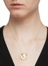 Figure View - Click To Enlarge - SARAH & SEBASTIAN - 'Large Leaf' 10k yellow gold pendant necklace