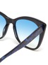 Detail View - Click To Enlarge - SPEKTRE - 'Fujita' acetate oversized cat eye sunglasses
