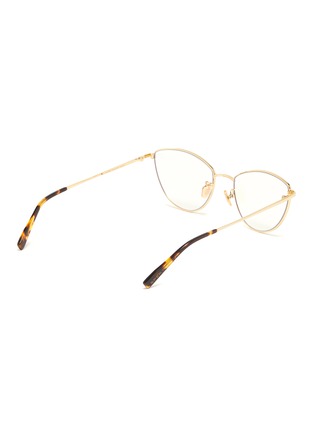 Figure View - Click To Enlarge - SPEKTRE - 'Elettra' metal cat eye optical glasses