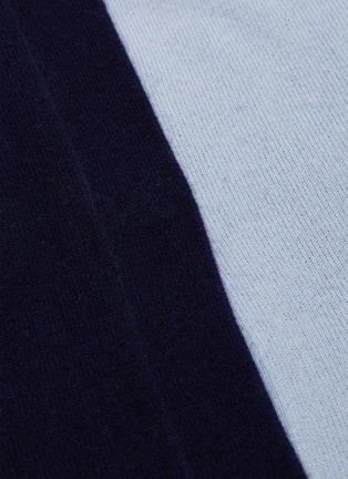  - PH5 - Colourblock panelled contrast pocket long cardigan