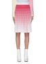 Main View - Click To Enlarge - PH5 - 'Thoms' gradient colourblock ribbed midi skirt